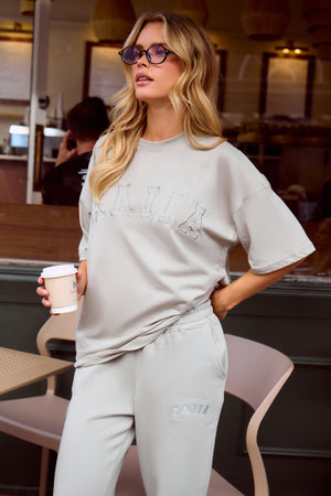 Kaiia Oversized T-shirt Sage Green