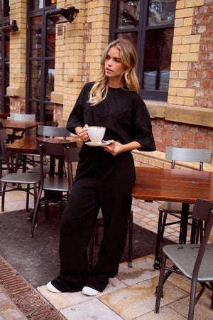 Kaiia Oversized T-shirt Black