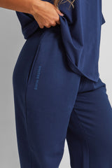 Kaiia Design Bubble Logo Cuffed Joggers Navy