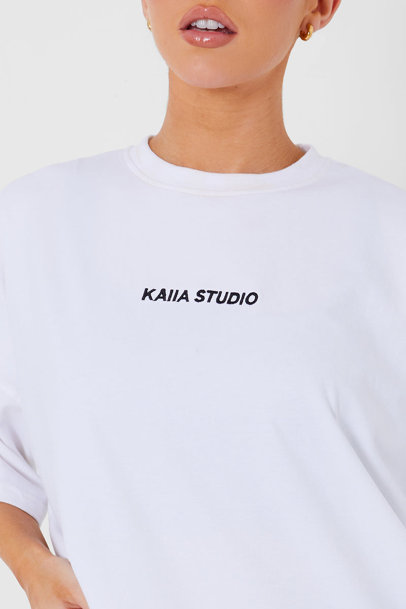 Kaiia Studio Oversized T-shirt White