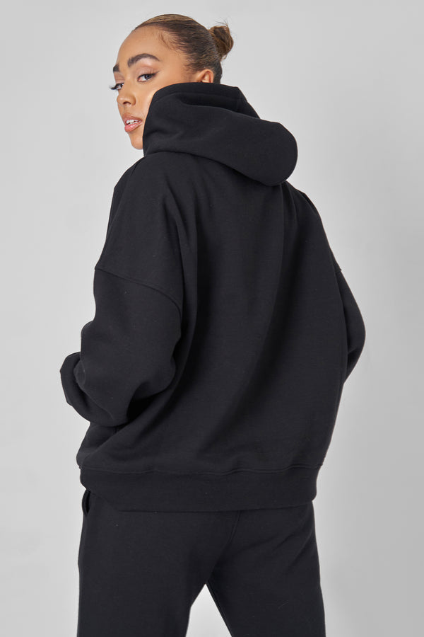 Kaiia Sport Oversized Hoodie Black