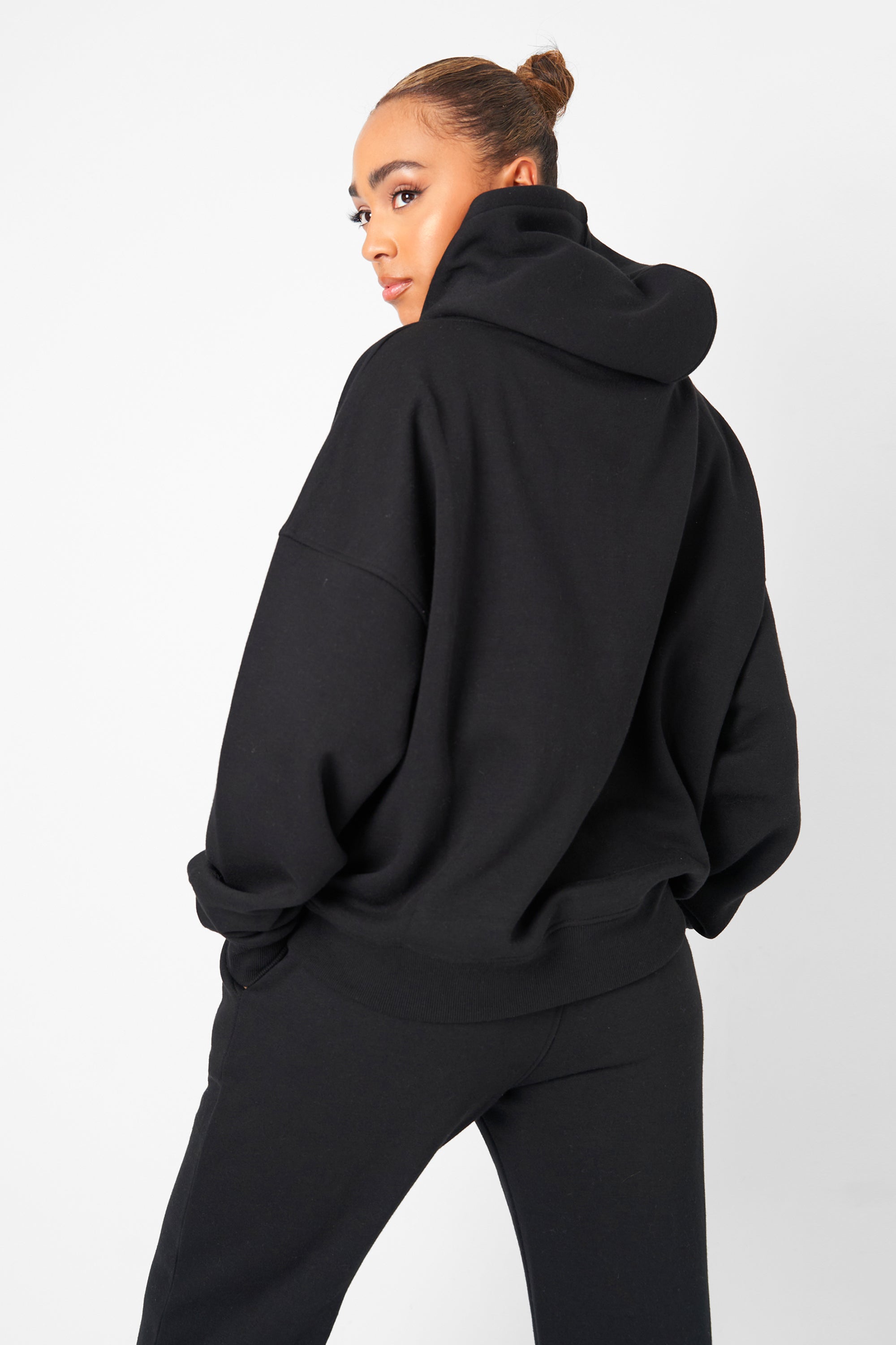 Kaiia Sport Oversized Hoodie Black