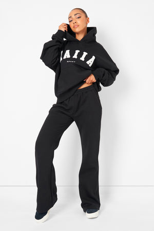 Kaiia Sport Oversized Hoodie Black
