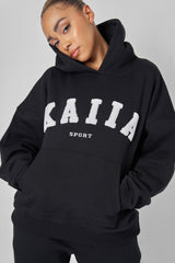 Kaiia Sport Oversized Hoodie Black