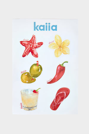 Kaiia Summer Sticker Pack Multi