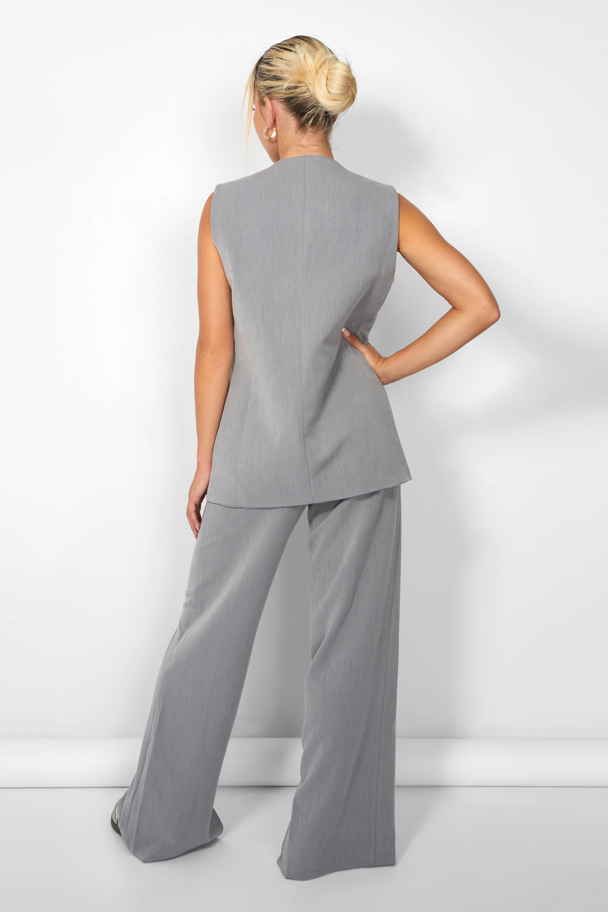 Kaiia Tailored Trousers Grey