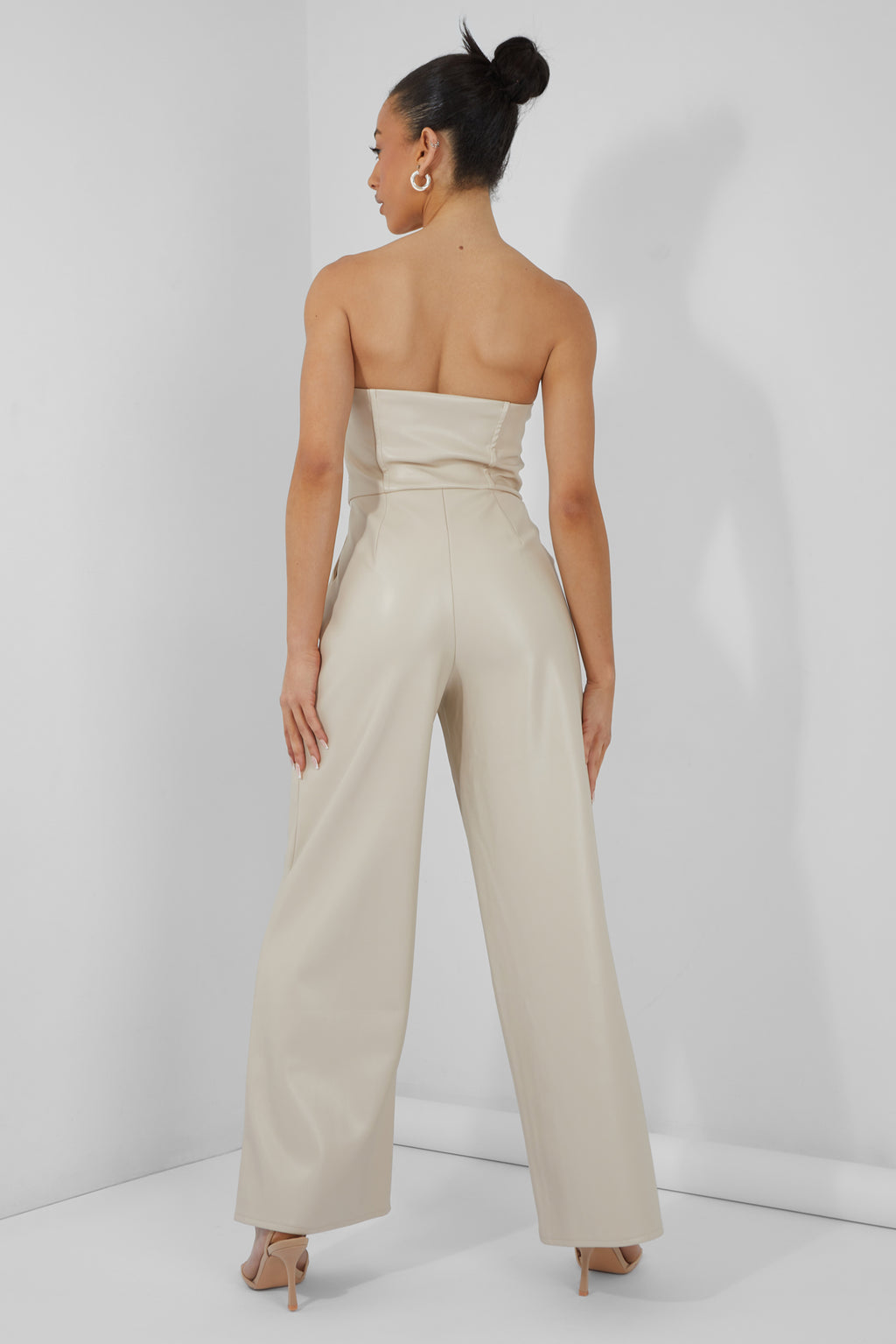 Missguided bandeau jumpsuit cheap