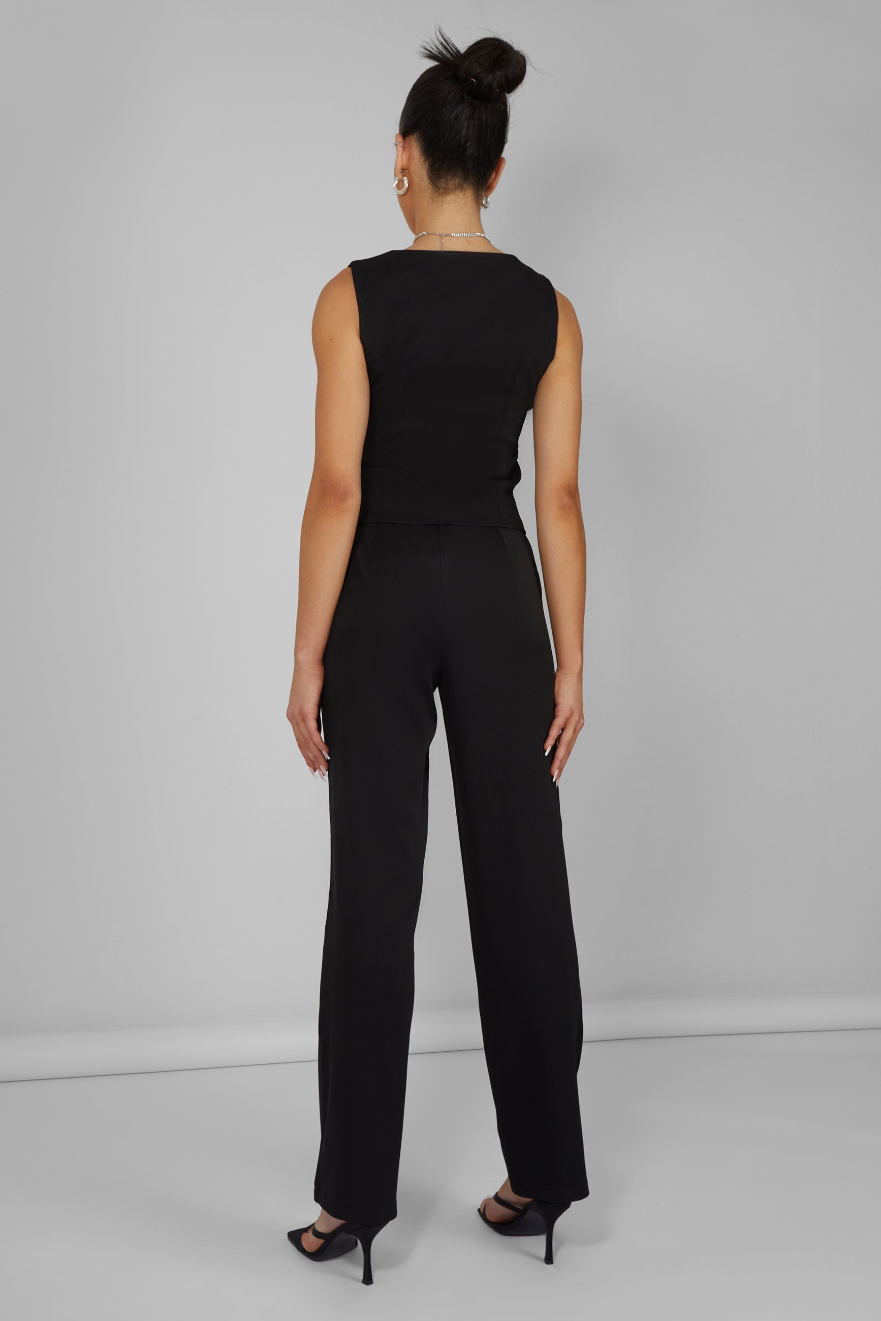 High waisted shop slim leg trousers
