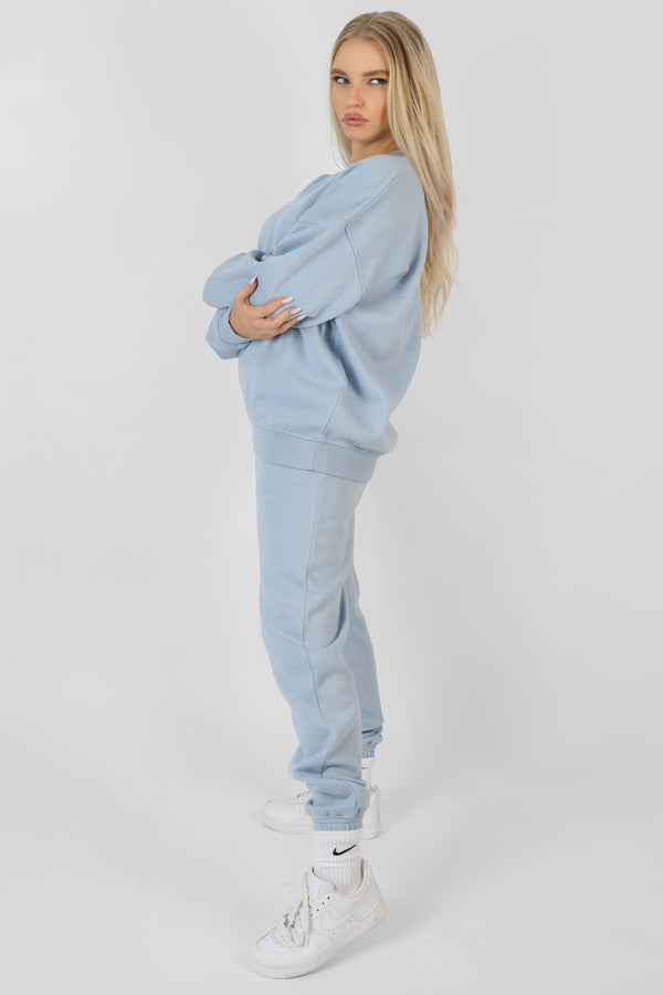 WASHED KAIIA OVERSIZED SWEATSHIRT IRIS