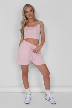 Kaiia Cami Vest Top Soft Pink