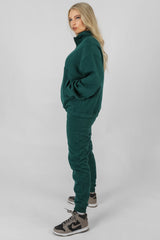 SEAM FRONT 90S JOGGERS FOREST GREEN