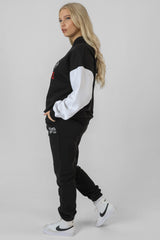 VARSITY SEAM FRONT 90'S JOGGERS BLACK