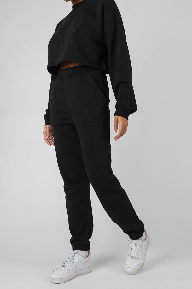 KAIIA SELF LOVE CLUB JOGGERS BLACK