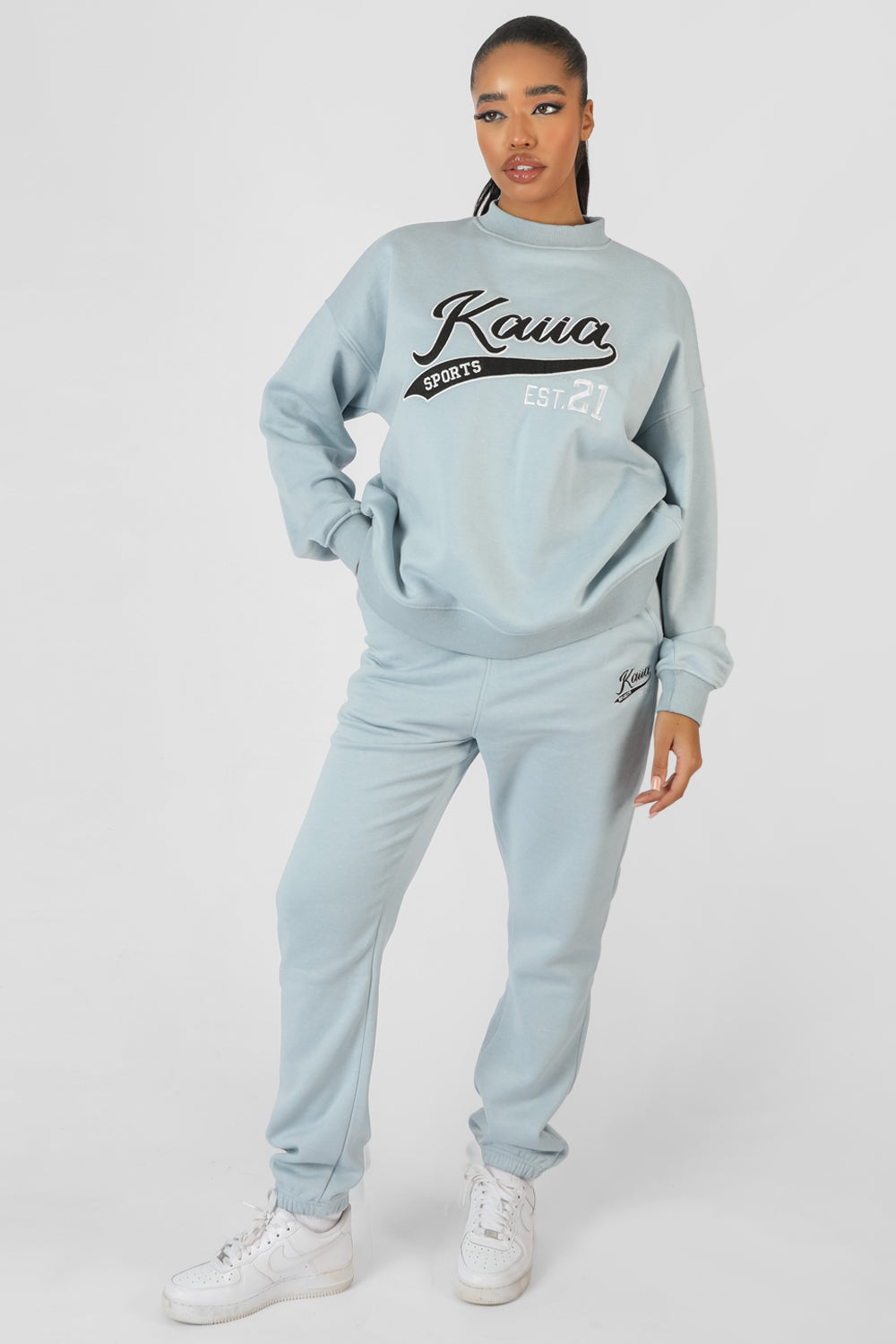 VARSITY 90'S JOGGERS ICE BLUE