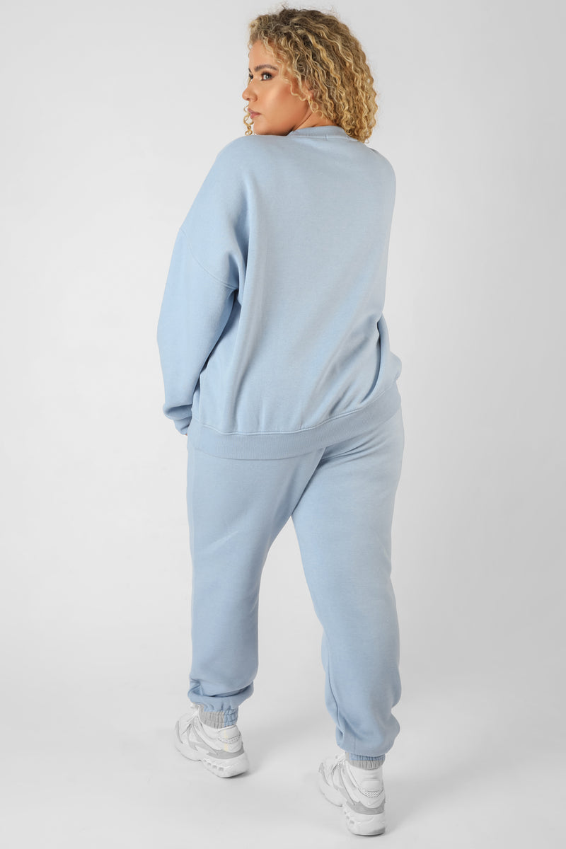 CURVE WASHED KAIIA OVERSIZED SWEATSHIRT IRIS