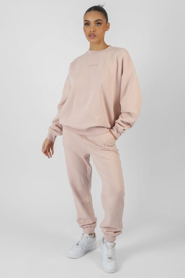 WASHED KAIIA OVERSIZED SWEATSHIRT STONE