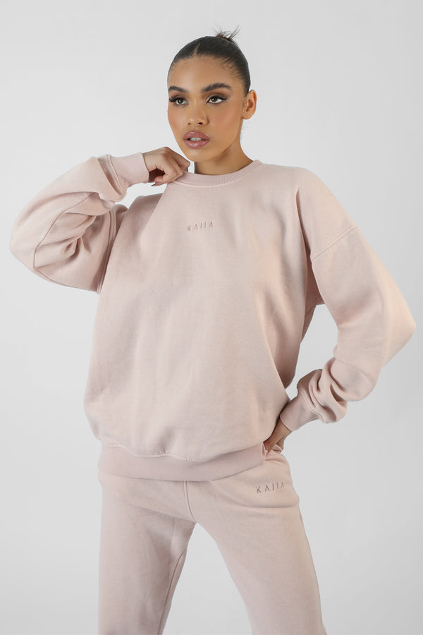 WASHED KAIIA OVERSIZED SWEATSHIRT STONE