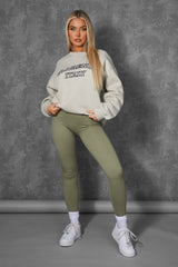 FLORENCE OVERSIZED SWEATSHIRT STONE