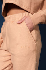 KAIIA FLUFFY 90S JOGGERS CAMEL