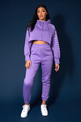 KAIIA SLOGAN 90'S JOGGERS VIOLET