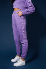 KAIIA SLOGAN 90'S JOGGERS VIOLET