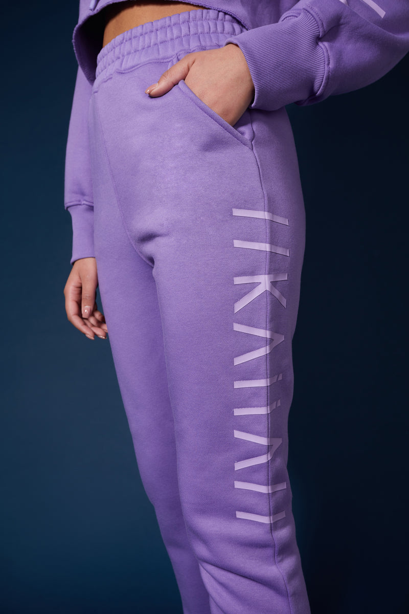KAIIA SLOGAN 90'S JOGGERS VIOLET