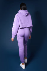 KAIIA SLOGAN 90'S JOGGERS VIOLET
