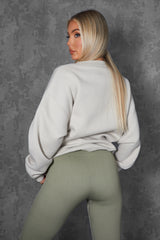 FLORENCE OVERSIZED SWEATSHIRT STONE