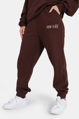 NEW YORK 90S JOGGERS CHOCOLATE