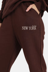 NEW YORK 90S JOGGERS CHOCOLATE