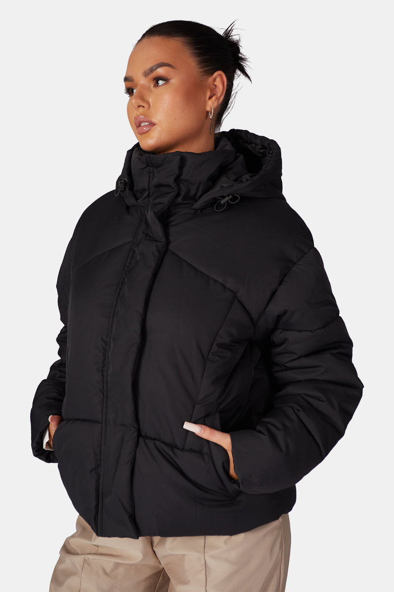 Missguided black sales ultimate puffer jacket