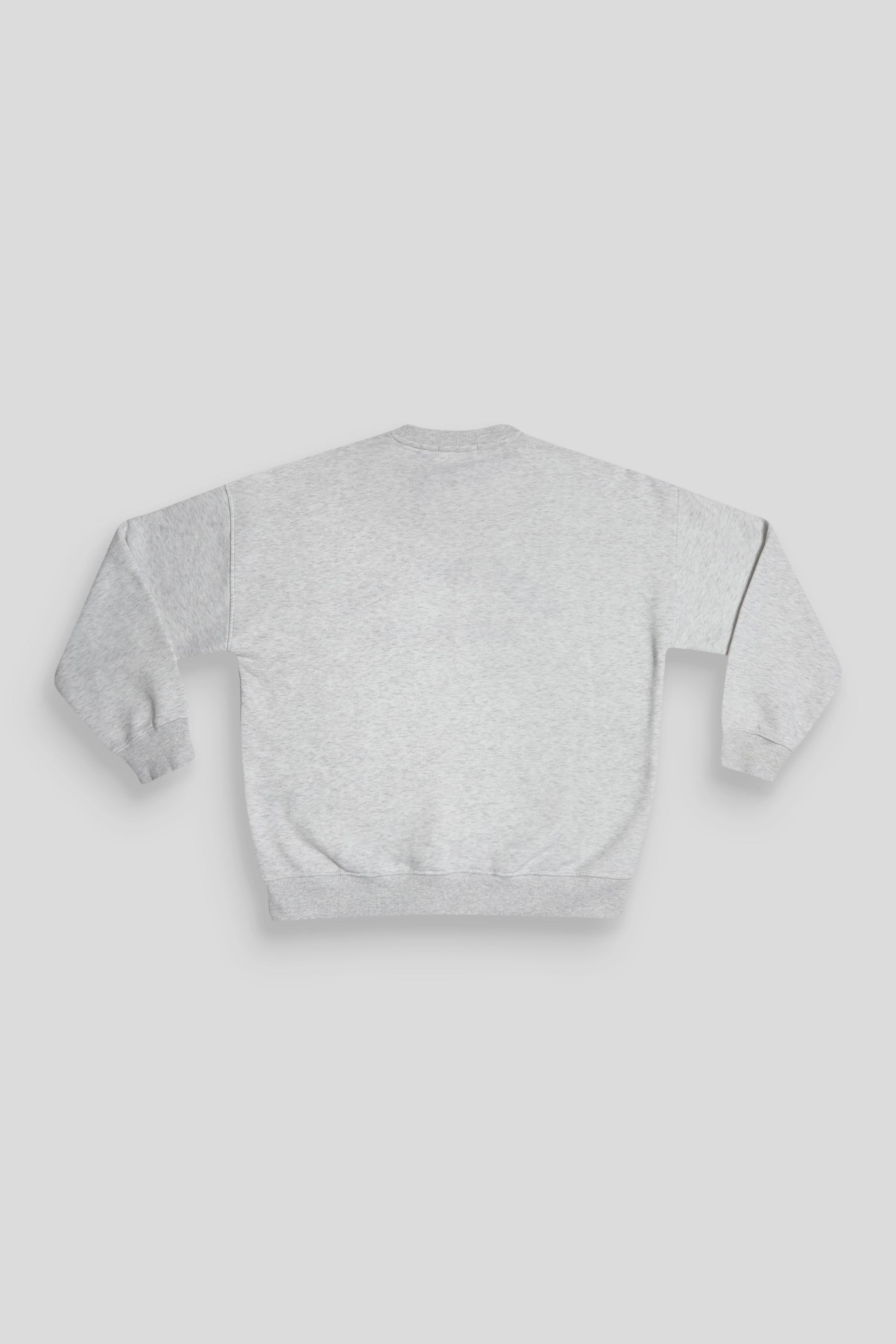 EAST HAMPTON EMBROIDERED OVERSIZED SWEATSHIRT OATMEAL MARL