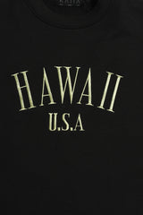 HAWAII EMBROIDERED SWEATSHIRT BLACK