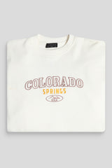 COLORADO SPRINGS OVERSIZED SWEATSHIRT ECRU