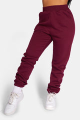 EMBROIDERED POCKET 90'S JOGGERS BERRY