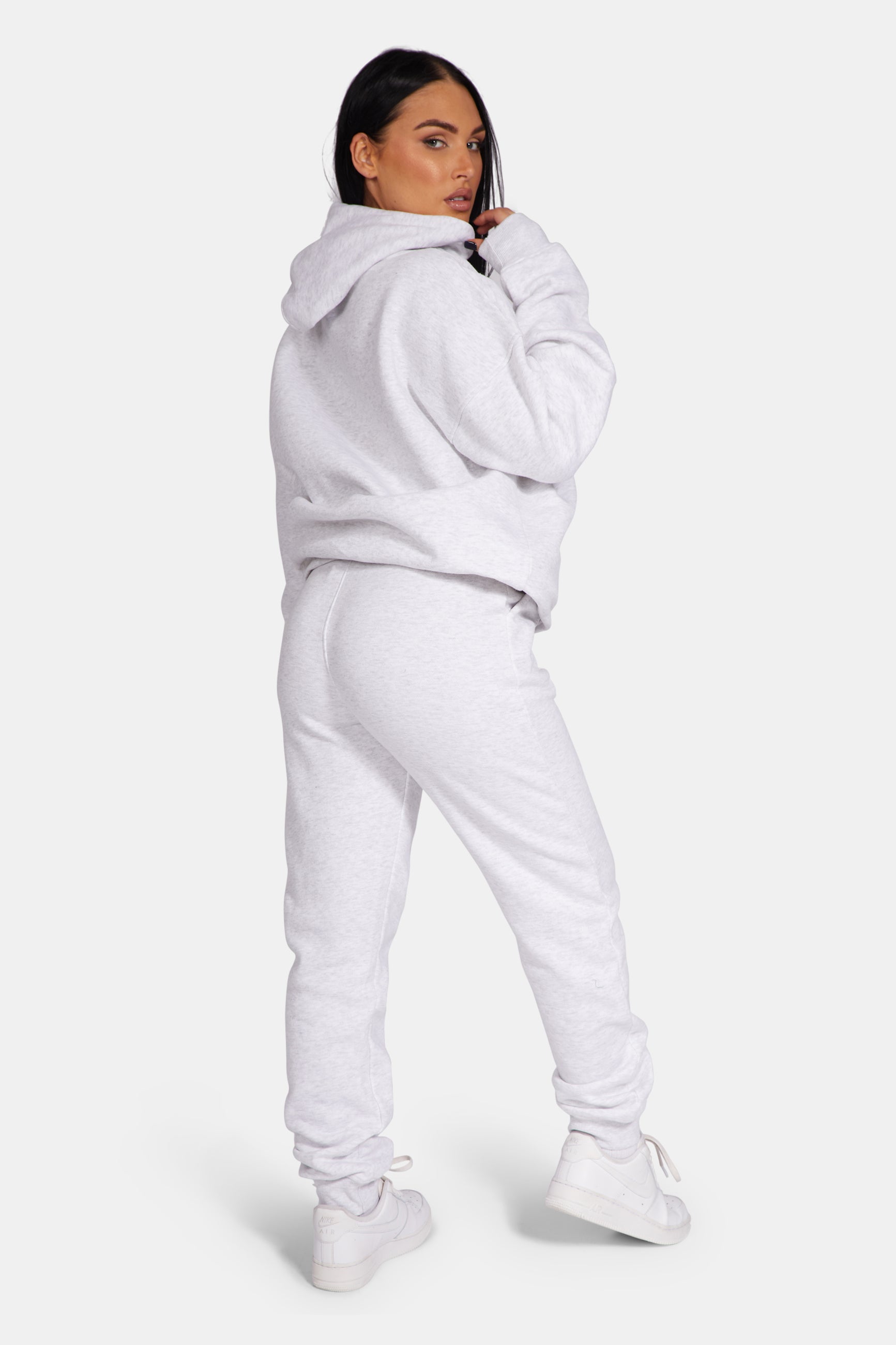 Nike oversized hoodie oatmeal hotsell