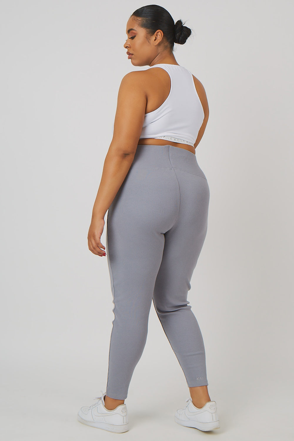 CURVE THICK WAISTBAND RIBBED LEGGINGS