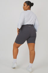 CURVE RIB CYCLING SHORTS GREY