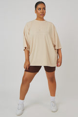 CURVE RIB CYCLING SHORTS CHOCOLATE