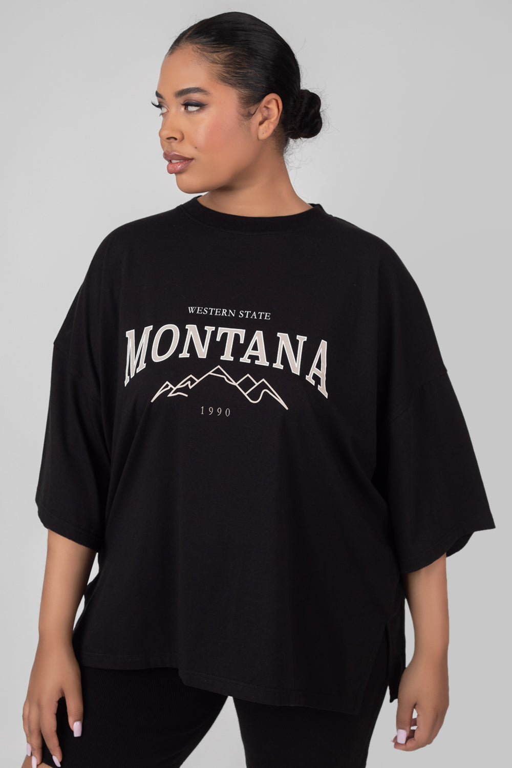 CURVE VINTAGE BOXY T-SHIRT BLACK