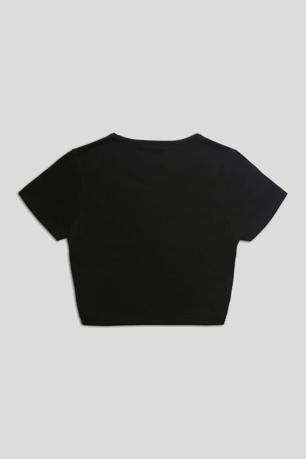 FITTED T-SHIRT BLACK