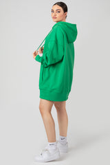 OVERSIZED SWEAT HOODIE GREEN