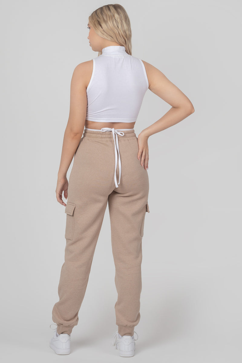 CARGO JOGGERS LIGHT TAUPE