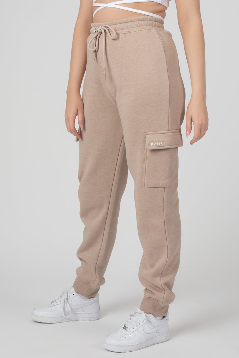 CARGO JOGGERS LIGHT TAUPE