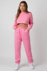 OVERSIZED FIT STRAPPY 90S JOGGERS PINK