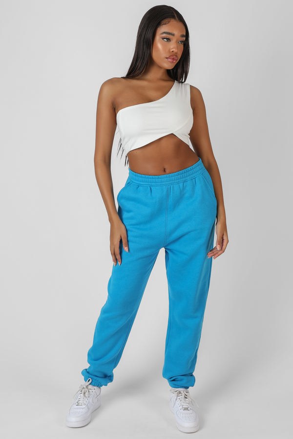 90'S OVERSIZED JOGGERS AI BLUE