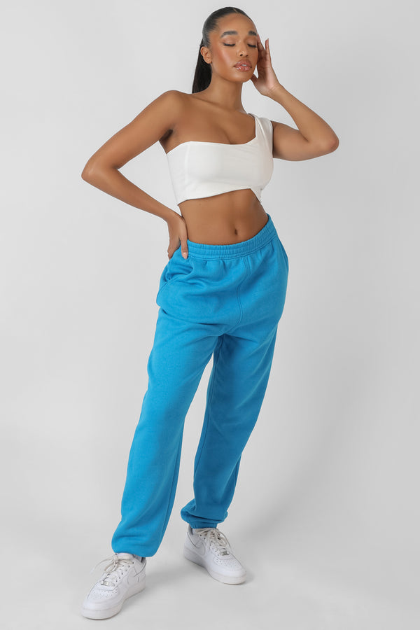 90'S OVERSIZED JOGGERS AI BLUE