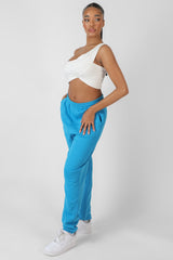 90'S OVERSIZED JOGGERS AI BLUE