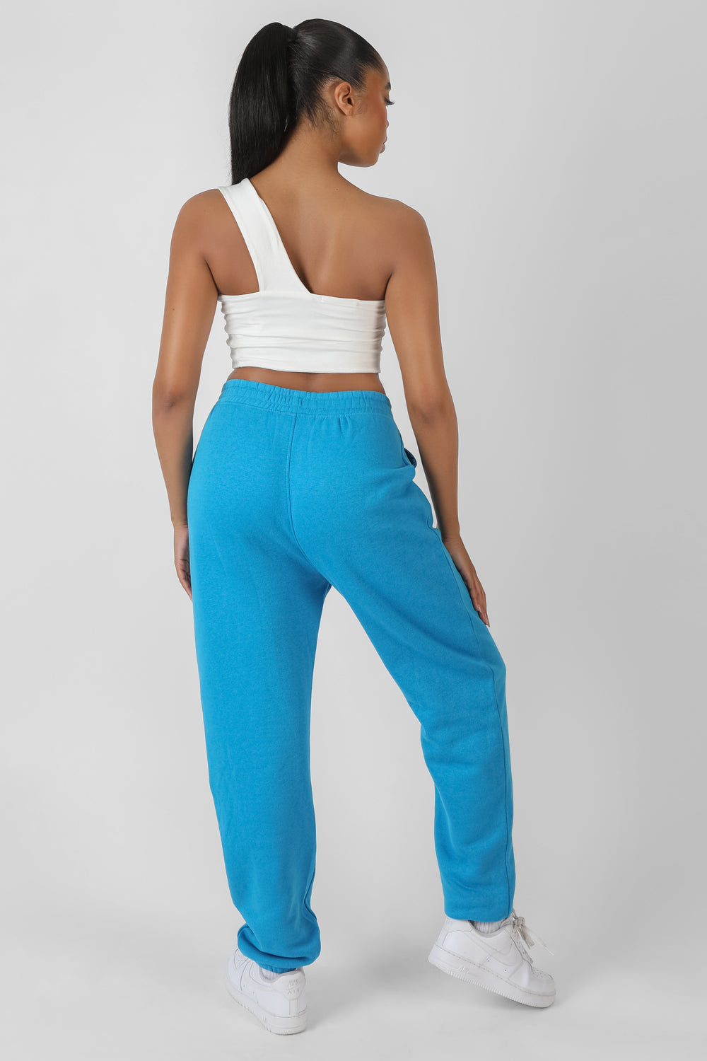 90'S OVERSIZED JOGGERS AI BLUE