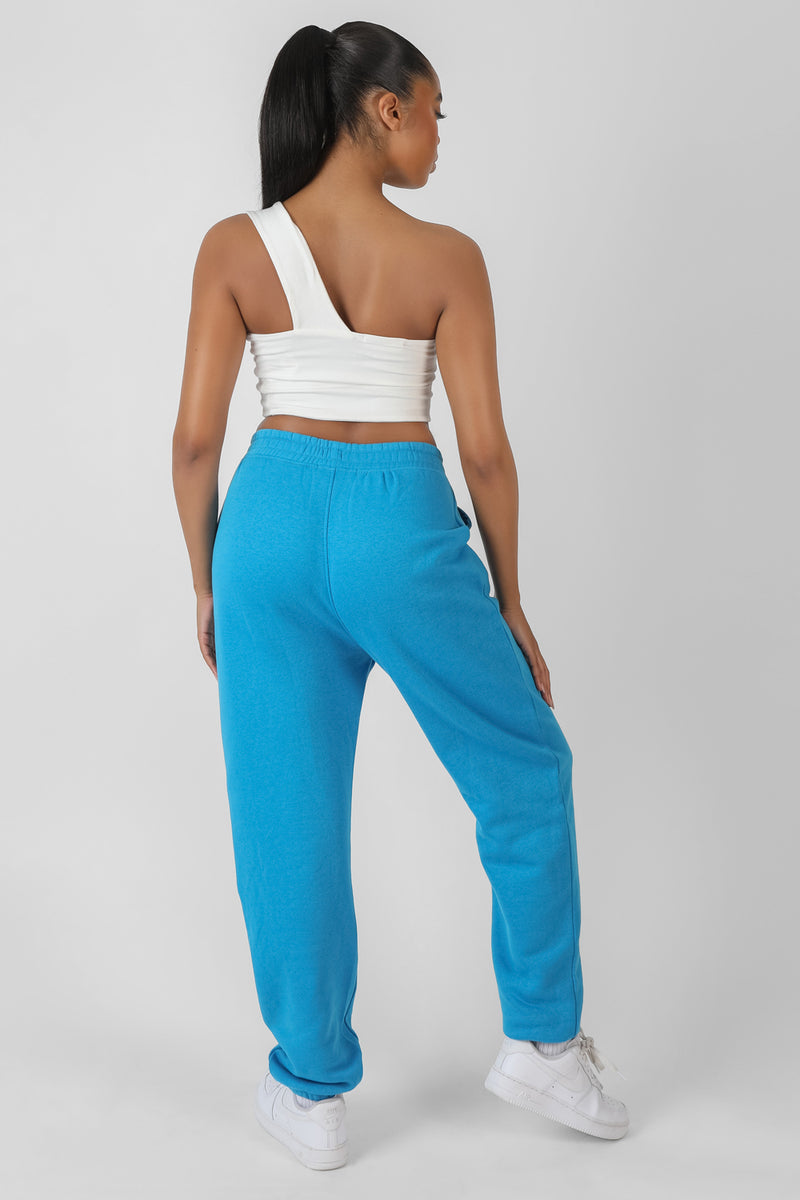 90'S OVERSIZED JOGGERS AI BLUE